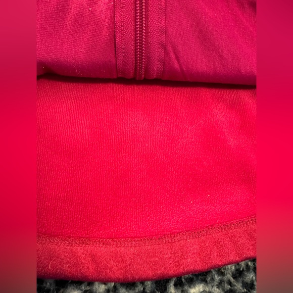 The North Face Full Zip Fuchsia Pink Fleece Zippered Pocket Jacket Womens Medium - Picture 5 of 7